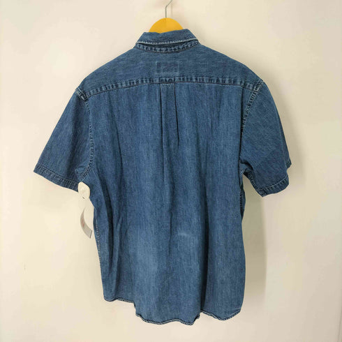 エディーバウアー Eddie Bauer S/S ボタンダウンデニムシャツ メンズ JPN:L