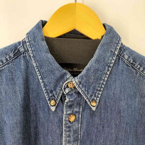エディーバウアー Eddie Bauer S/S ボタンダウンデニムシャツ メンズ JPN:L