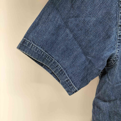 エディーバウアー Eddie Bauer S/S ボタンダウンデニムシャツ メンズ JPN:L
