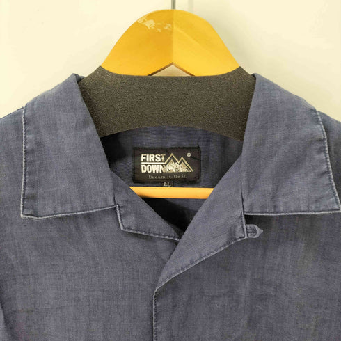 ファーストダウン FIRST DOWN S/S オープンカラーシャツ メンズ LL