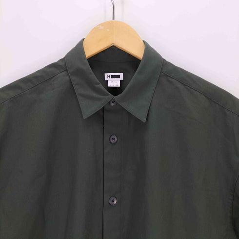 エイチビューティーアンドユースユナイテッドアローズ H BEAUTY & YOUTH UNITED ARROWS ウェザー スクエア カット ショートスリーブ シャツ メンズ JPN:S