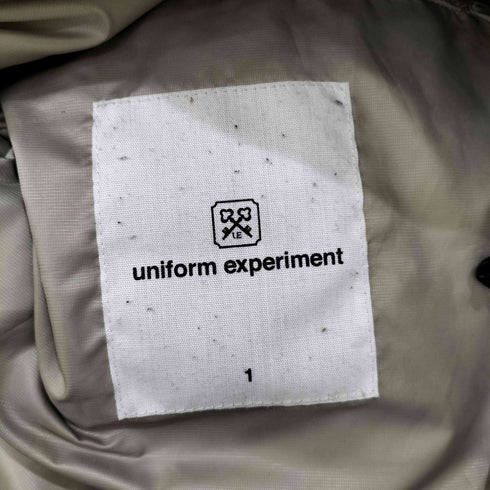 ユニフォームエクスペリメント uniform experiment HOODED DOWN JACKET フーデッドダウンジャケット メンズ JPN:1
