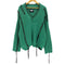 メゾンスペシャル MAISON SPECIAL Oni-Waffle Embroidery Prime-Over V-Neck Knit Pullover メンズ JPN:0