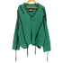 メゾンスペシャル MAISON SPECIAL Oni-Waffle Embroidery Prime-Over V-Neck Knit Pullover メンズ JPN:0