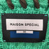 メゾンスペシャル MAISON SPECIAL Oni-Waffle Embroidery Prime-Over V-Neck Knit Pullover メンズ JPN:0