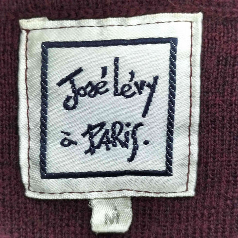 JOSE LEVY A PARIS フランス製 ウール カーディガン メンズ import:M