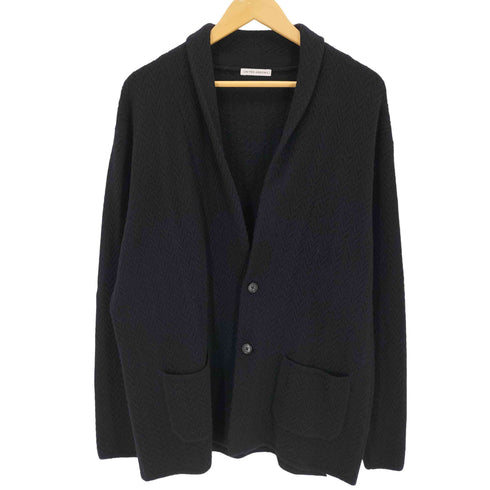 ユナイテッドアローズ UNITED ARROWS ウールリネン ヘリンボーン ショールカラー カーディガン メンズ JPN:XL