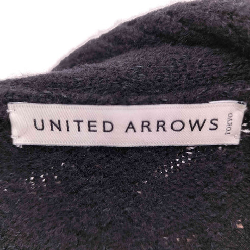 ユナイテッドアローズ UNITED ARROWS ウールリネン ヘリンボーン ショールカラー カーディガン メンズ JPN:XL