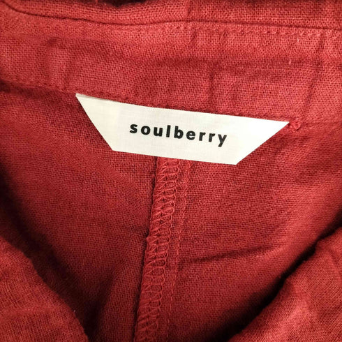 ソウルベリー soulberry 和の色のふく茜色のワンピース レディース JPN:M