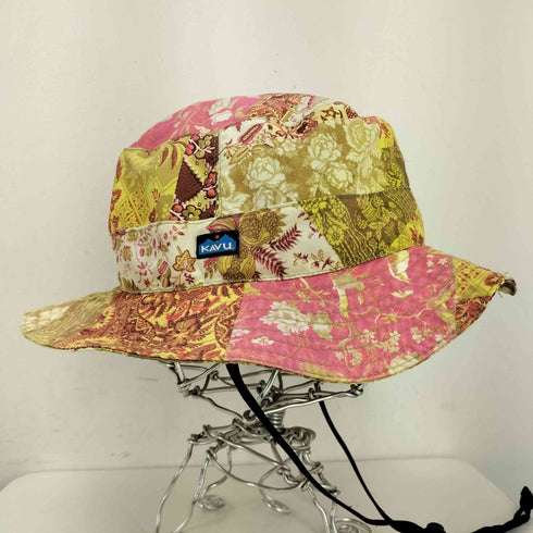 カブー KAVU USA製 総柄 サファリハット レディース L