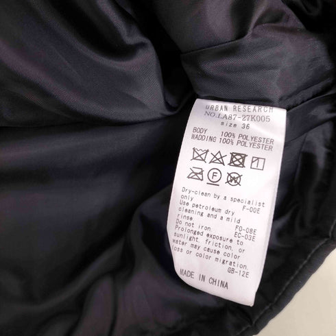 アーバンリサーチ URBAN RESEARCH 中綿ベスト メンズ 36