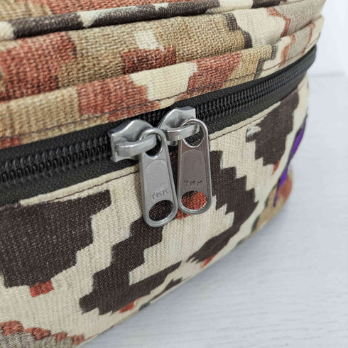 ノースフェイスパープルレーベル THE NORTH FACE PURPLE LABEL ネイティブ柄 コットン リネン ウエストバッグ メンズ