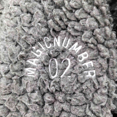 マジックナンバー MAGIC NUMBER ロゴ刺繍ボアジャケット メンズ