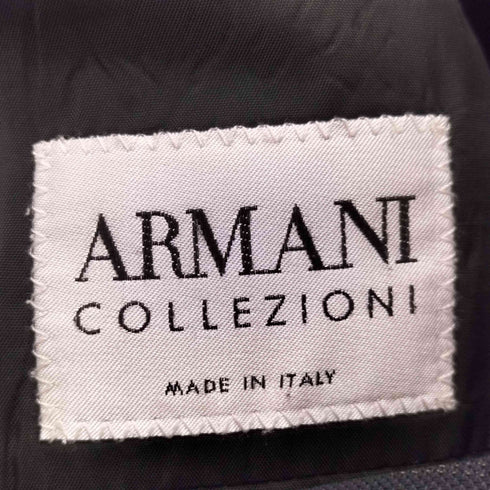 アルマーニコレツィオーニ ARMANI COLLEZIONI ストライプテーラードジャケット メンズ