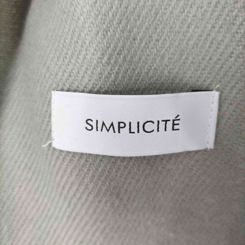シンプリシテェ SIMPLICITE ブランドタグ マフラー レディース