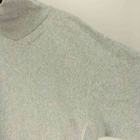 チャンピオン Champion 青単 復刻 REVERSE WEAVE RW TURTLENECK SWEATSHIRT リバースウィーブ ロゴ 刺繍 タートルネック スウェット レディース import:M