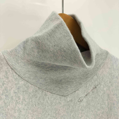 チャンピオン Champion 青単 復刻 REVERSE WEAVE RW TURTLENECK SWEATSHIRT リバースウィーブ ロゴ 刺繍 タートルネック スウェット レディース import:M