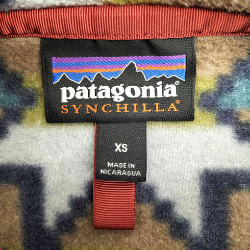 パタゴニア patagonia 19AW SYNCHILLA Lightweight Synchilla Snap-T Pullover 総柄 スナップT フリース メンズ import:XS