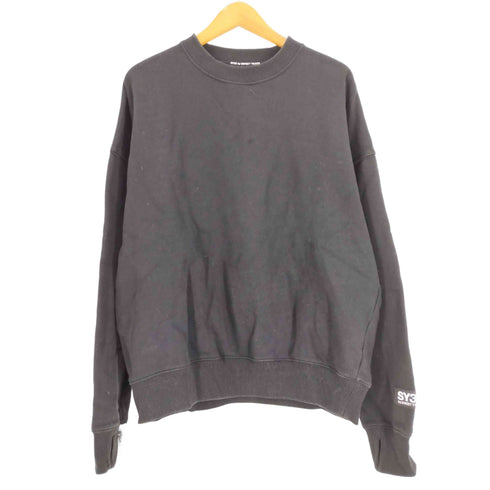 エスワイサーティトゥー SY32 by SWEET YEARS P/O SHOULDER PRINT SWEAT ドロップショルダー プリント スウェット サムホール メンズ import:M