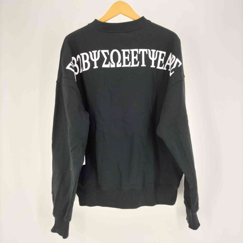 エスワイサーティトゥー SY32 by SWEET YEARS P/O SHOULDER PRINT SWEAT ドロップショルダー プリント スウェット サムホール メンズ import:M