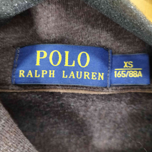 ポロラルフローレン POLO RALPH LAUREN スモールポニー刺繍 エルボーパッチ ショールカラースウェット レディース import:XS