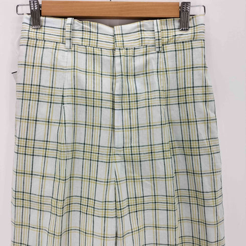 フリークスストア FREAKS STORE リネンチェックパンツ レディース JPN:M