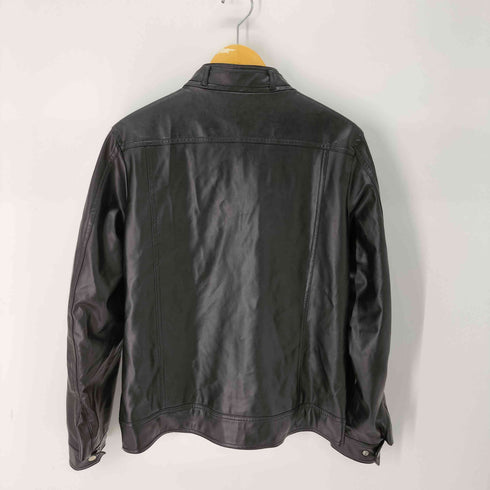 コンファーム CONFIRM フェイクレザーシングルライダースジャケット レディース JPN:L