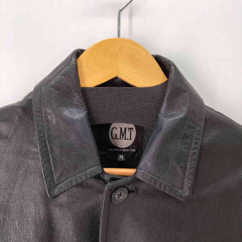 G.M.T カウレザーステンカラージャケット レディース