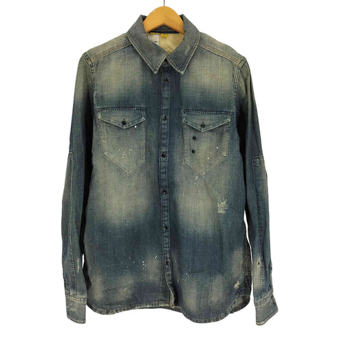 ジースターロー G-STAR RAW RE TACOMA SHIRT L/S デニム シャツ メンズ import:M