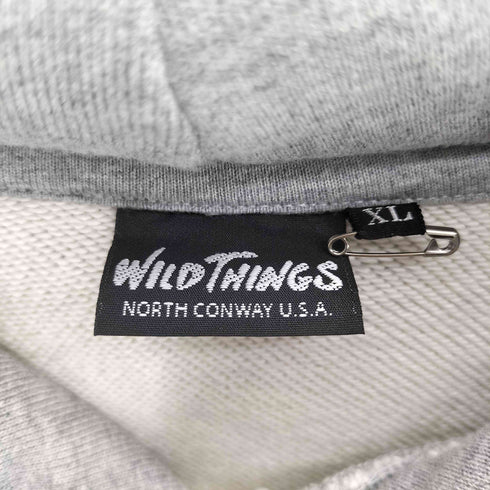 ワイルドシングス WILD THINGS BOX LOGO REFLECTOR HOODY ボックスロゴ リフレクター フーディー スウェットパーカー メンズ import:XL