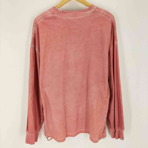 メゾンスペシャル MAISON SPECIAL Embroidery Damage Over-Dye Crew Neck Long-Sleeve メンズ JPN:1