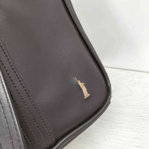イーストボーイ EAST BOY ワンポイントロゴ刺繍レザースクールバッグ スクバ レディース