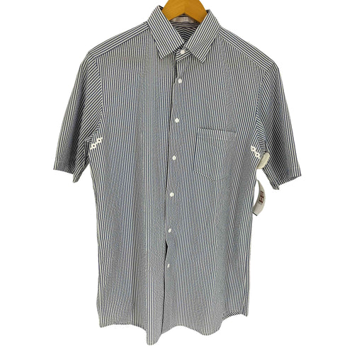 デサント descente シアサッカー ストライプ S/S シャツ メンズ JPN:L