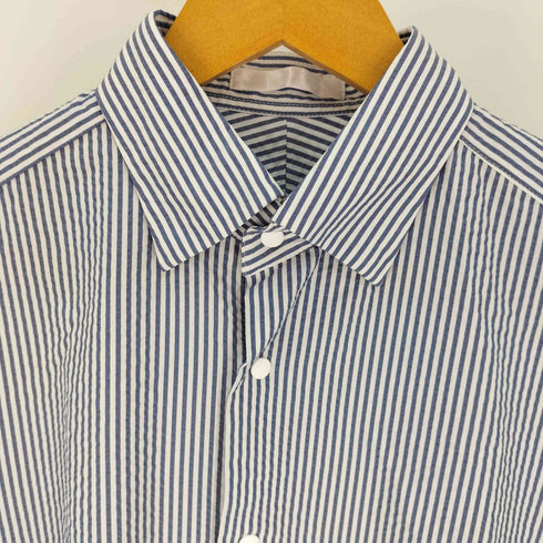デサント descente シアサッカー ストライプ S/S シャツ メンズ JPN:L