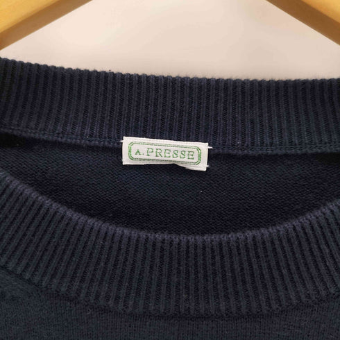 A.PRESSE Cotton Knit L/S T-Shirt メンズ JPN:3