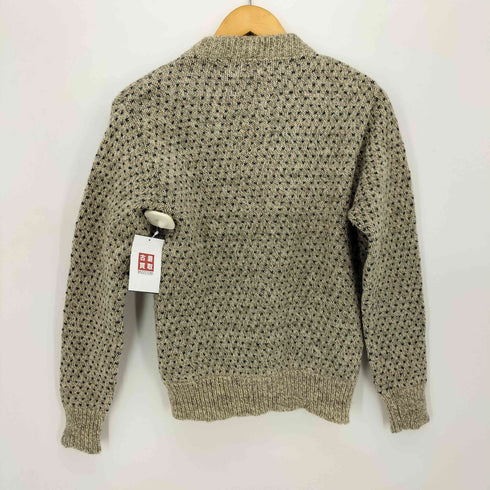 エルエルビーン L.L.Bean 80S バーズアイ 総柄ニットカーディガン レディース import:M