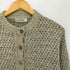エルエルビーン L.L.Bean 80S バーズアイ 総柄ニットカーディガン レディース import:M