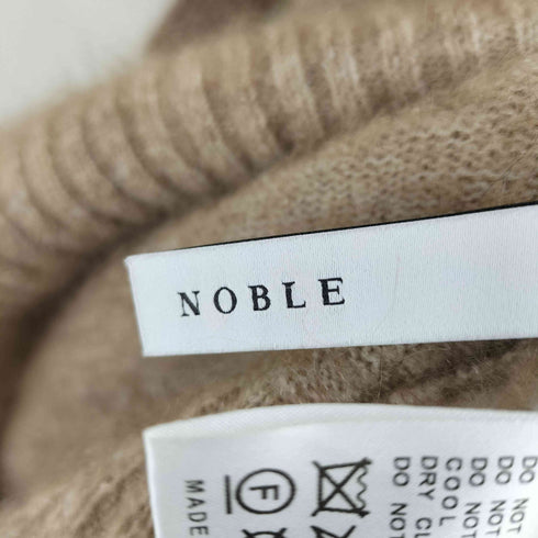 ノーブル Noble モヘヤ混ストレッチニットワンピース レディース