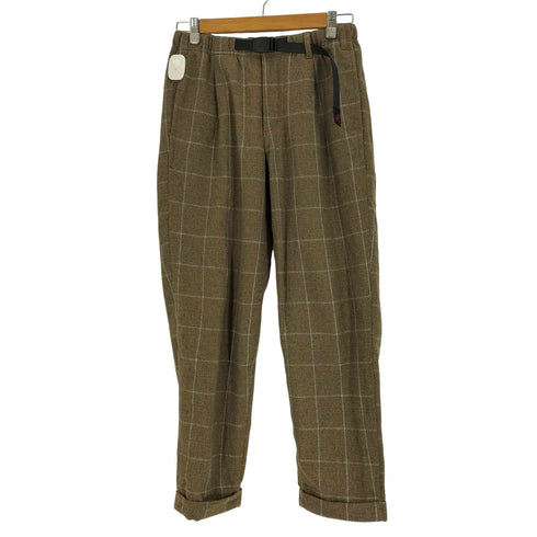 グラミチ GRAMICCI WOOL BLEND TUCK TAPERD PANTS ウールブレンドタックテーパードパンツ メンズ JPN:S