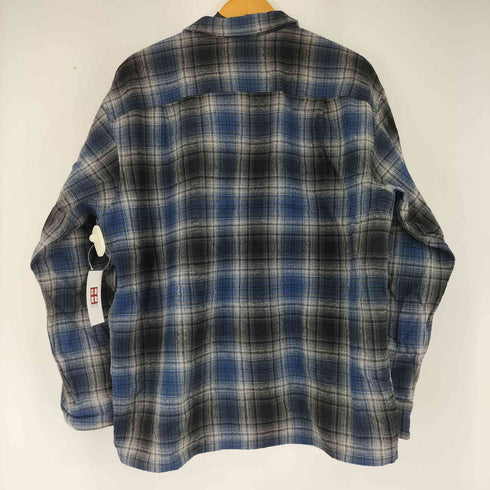 ペンドルトン PENDLETON USA製 オンブレ ボックス ウールオープンカラーシャツ bordシャツ メンズ JPN:L