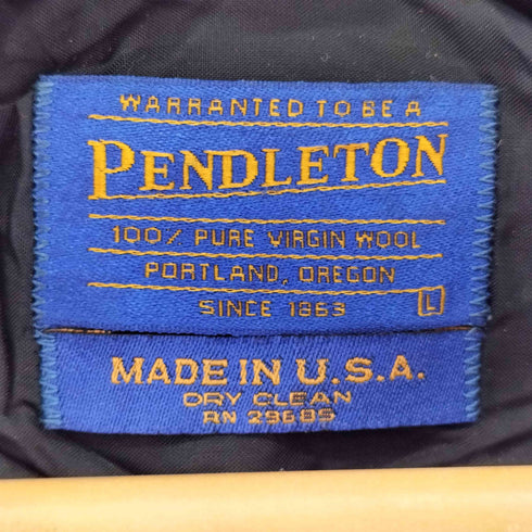 ペンドルトン PENDLETON USA製 オンブレ ボックス ウールオープンカラーシャツ bordシャツ メンズ JPN:L