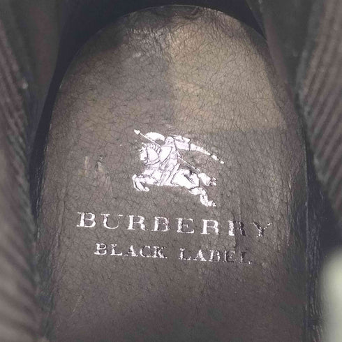 バーバリーブラックレーベル BURBERRY BLACK LABEL サイドゴアブーツ メンズ JPN:26
