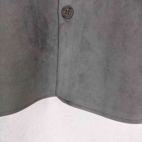 ザラ ZARA ベロア調シャツ メンズ US:38