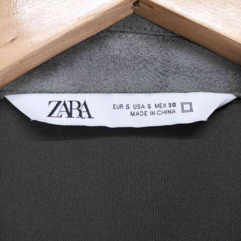 ザラ ZARA ベロア調シャツ メンズ US:38