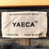 ヤエカ YAECA テーパード デニム レディース