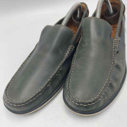 クラークス Clarks 1825 レザー スリッポン メンズ US:8.5
