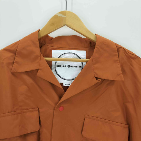 バーラップアウトフィッター BURLAP OUTFITTER ナイロン スナップボタン オープンカラーシャツ メンズ JPN:XL