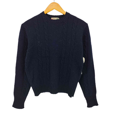 GLENCONNER VINTAGE ケーブル ウールニット レディース DE:36