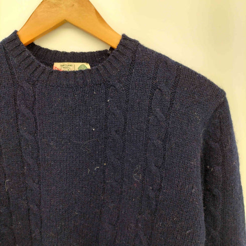 GLENCONNER VINTAGE ケーブル ウールニット レディース DE:36