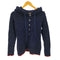 パタゴニア patagonia 14AW フーデッド ハーフボタン ナイロン混 ウール ニットセーター レディース import:XS